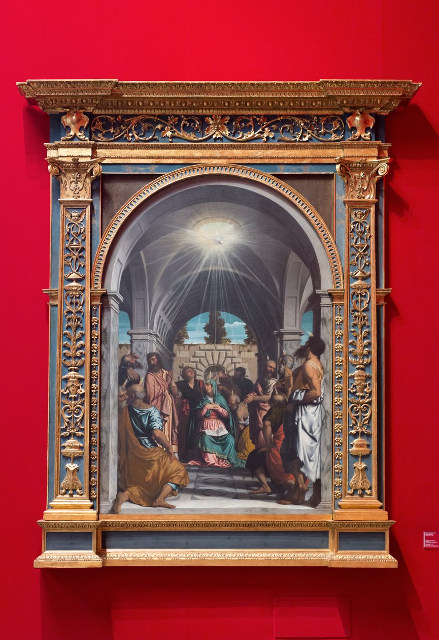 Pingst av Alessandro Bonvicino Moretto