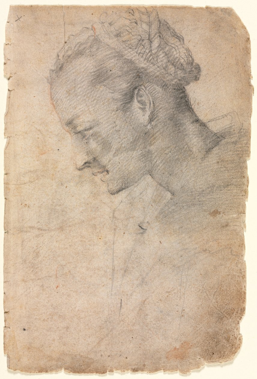 Profile of a Womans Head, andra halvan av 1500-talet. av Alessandro Casolani