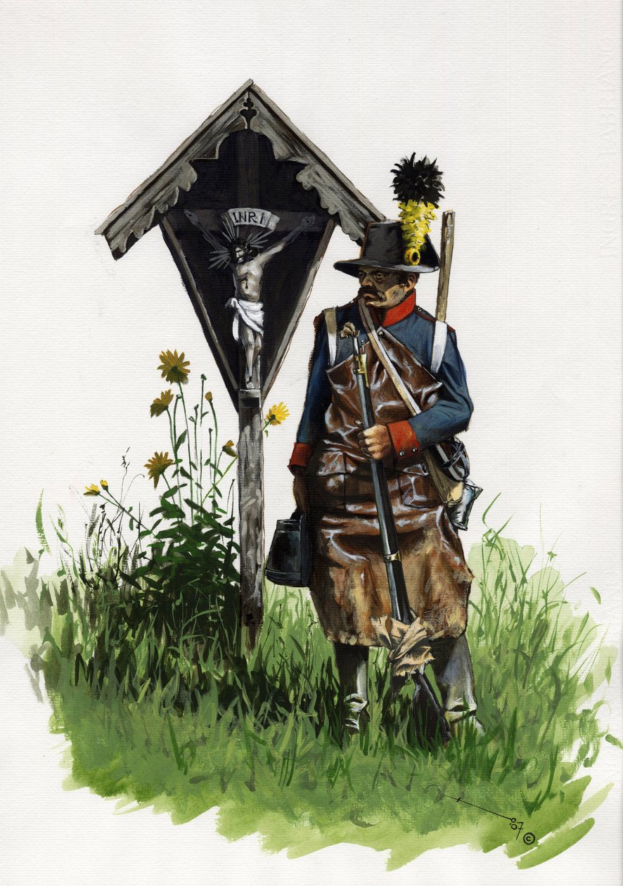 Första imperiet (1804-1814 och 1815): pionjärsoldat från den österrikiska armén av Alessandro Lonati