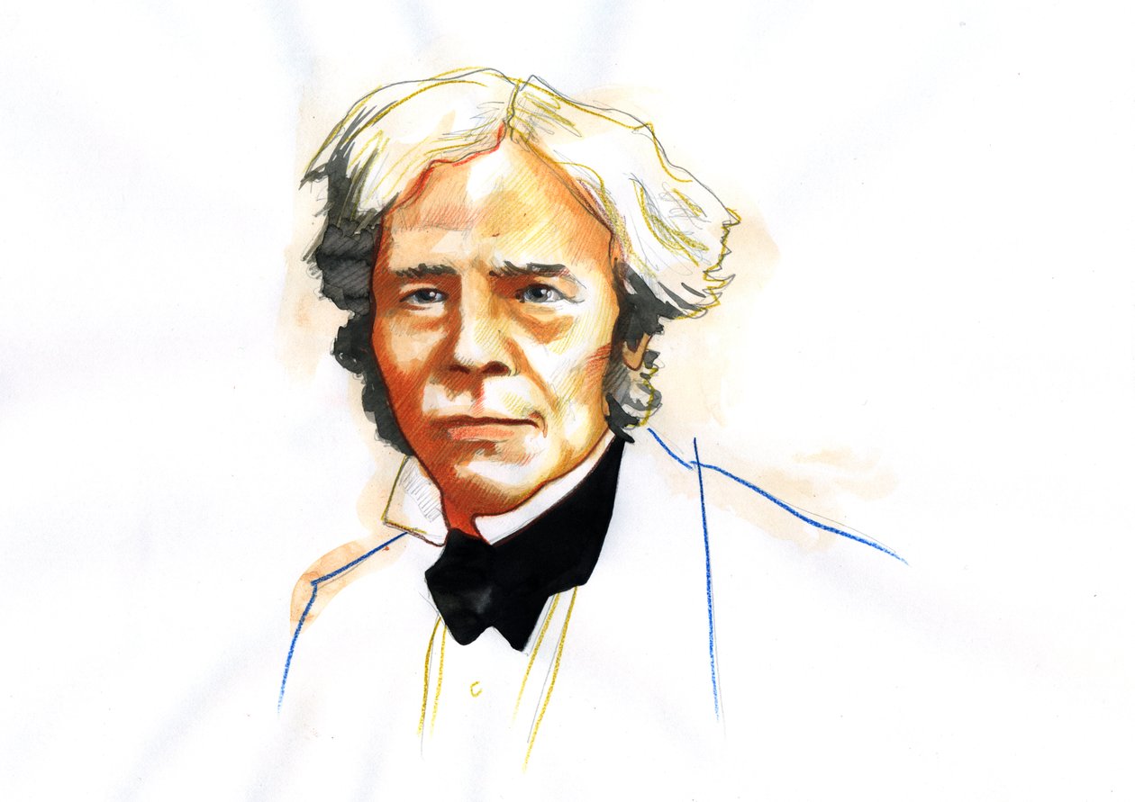 Michael Faraday (1791-1867). Brittisk fysiker och kemist av Alessandro Lonati