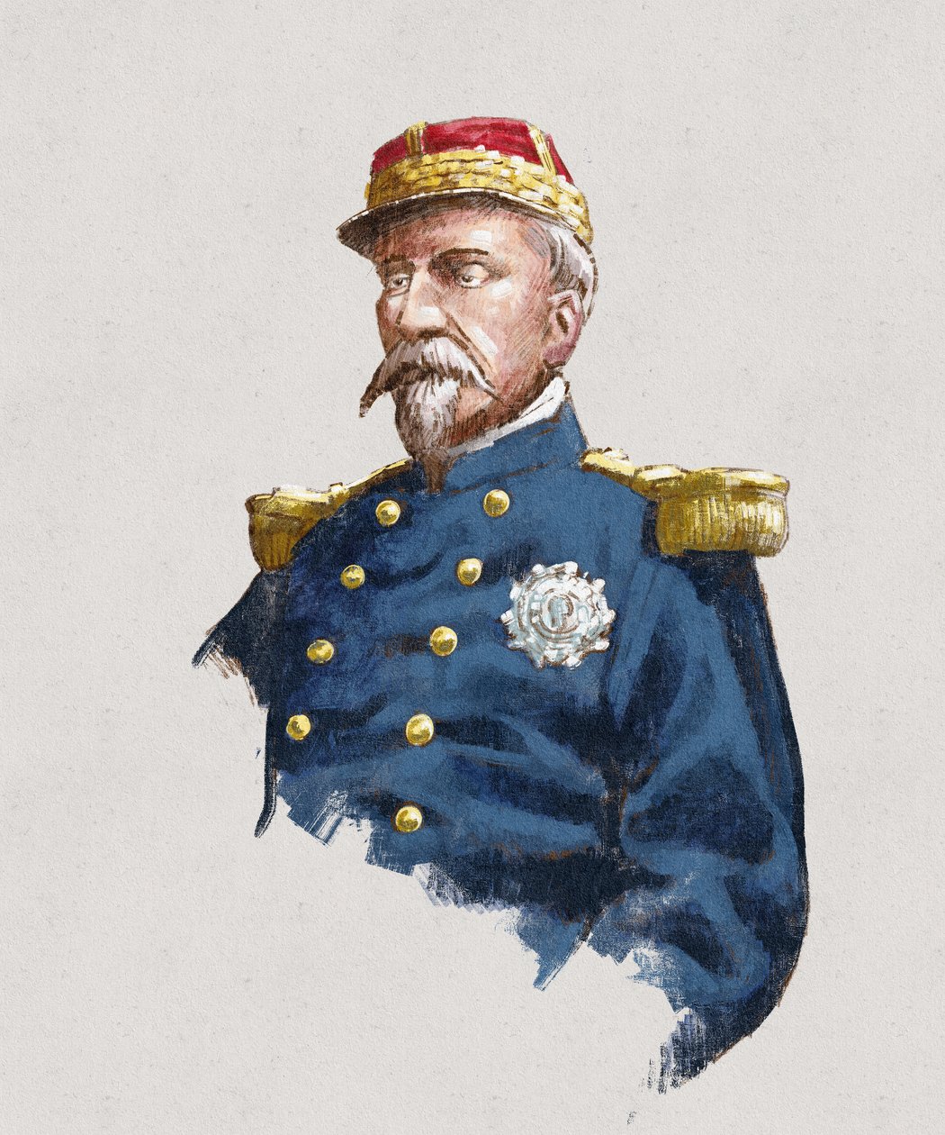 Porträtt av Henri Eugène Philippe Louis d