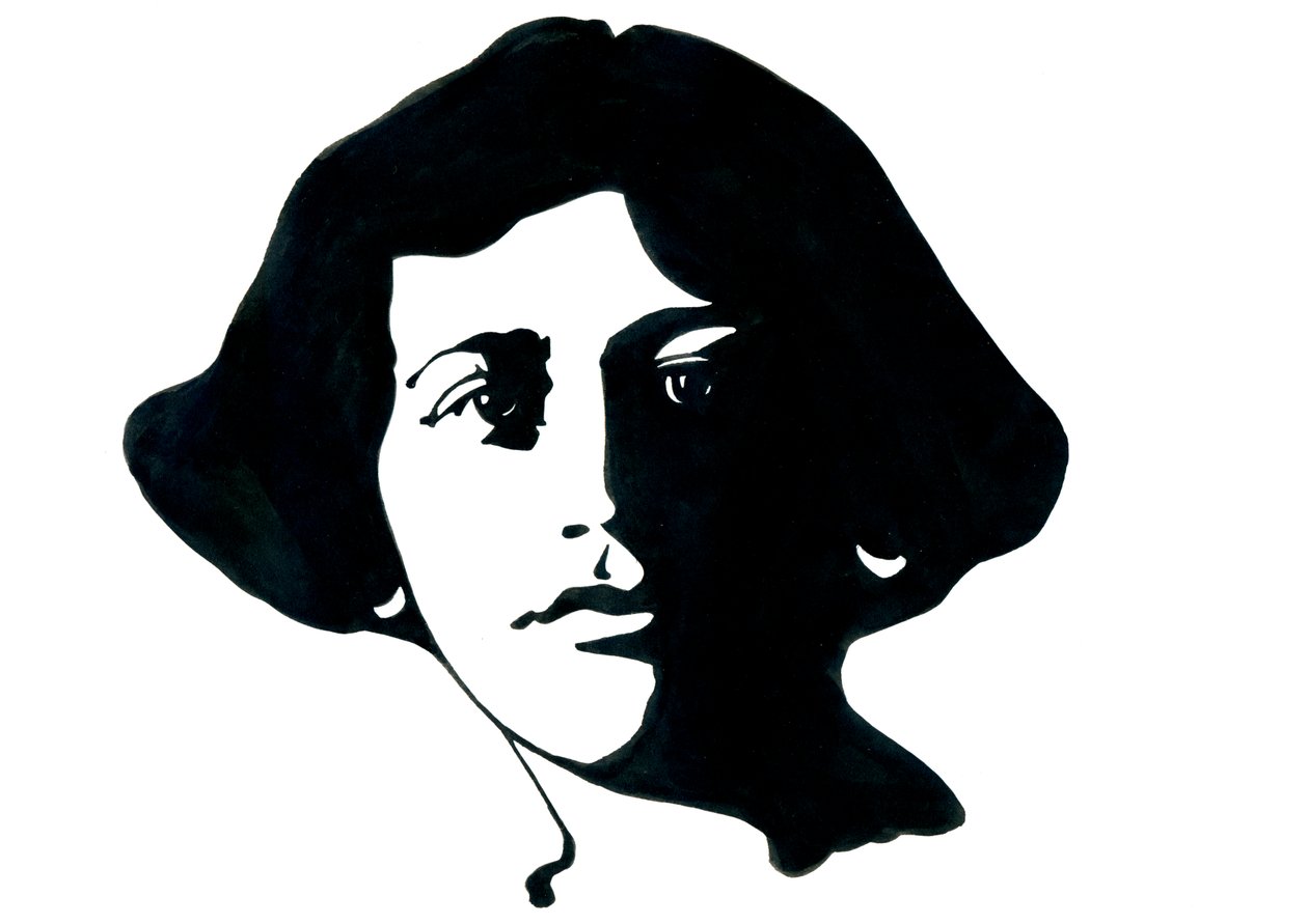 Porträtt av Simone Weil (1909-1943), fransk filosof av Alessandro Lonati