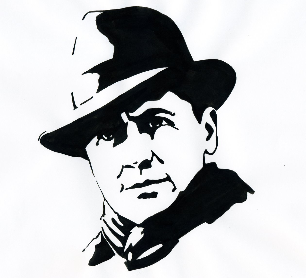 Porträtt av den prefekte och motståndskraftiga fransmannen Jean Moulin (1899-1943) av Alessandro Lonati