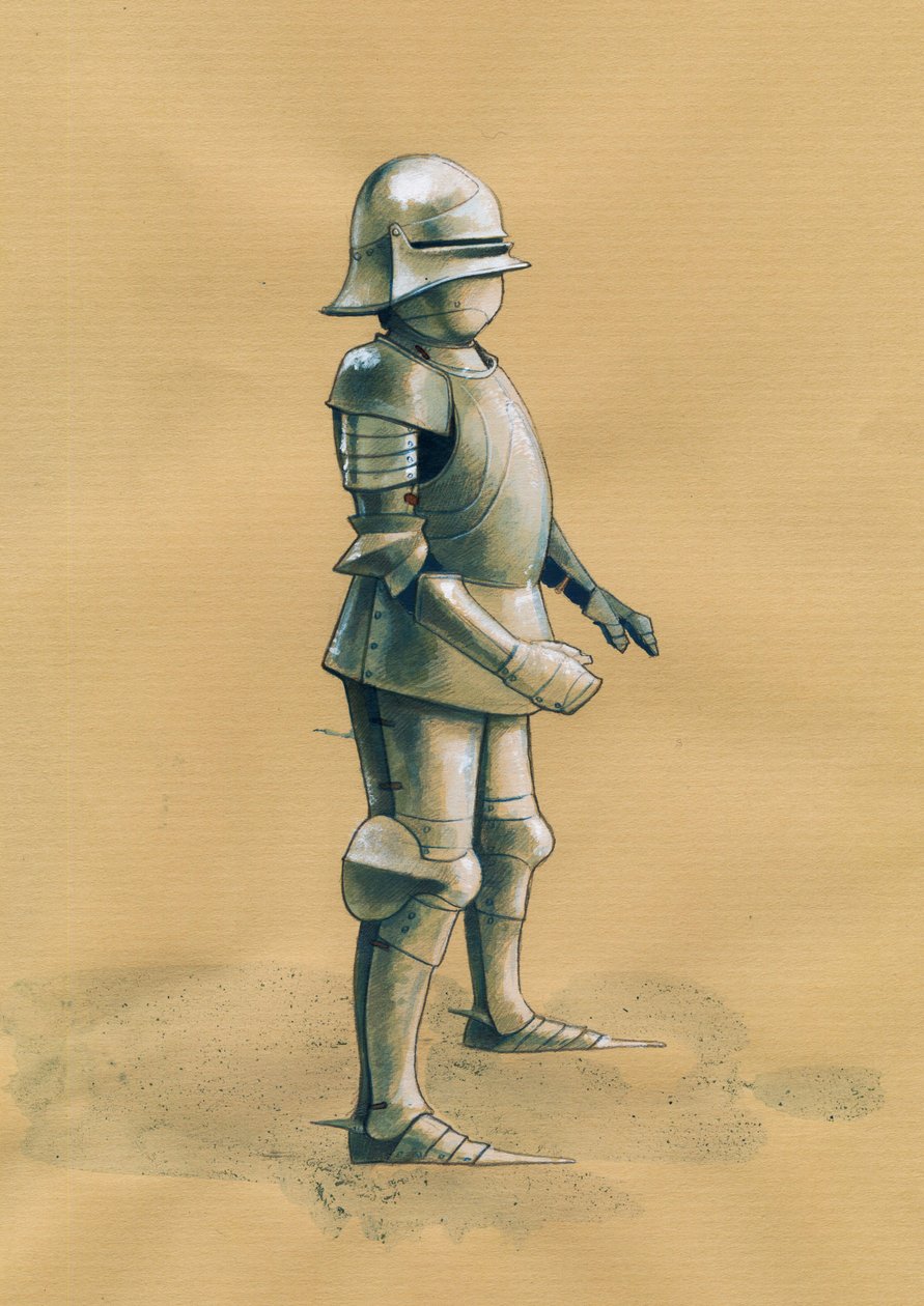 Soldatrustning Illustration av Alessandro Lonati av Alessandro Lonati