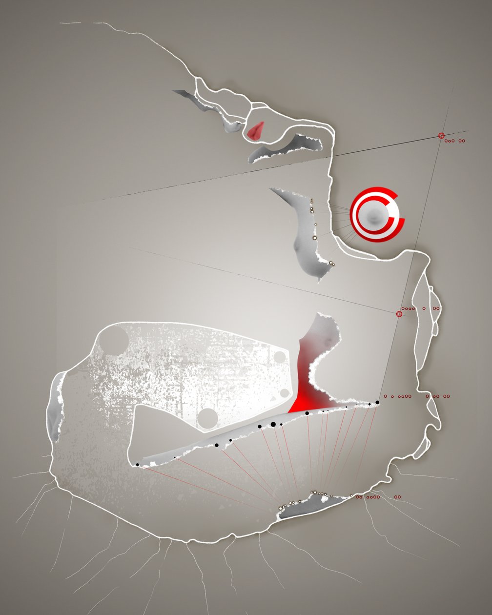 Ukraina attackerades av Ryssland, 2022 (illustration) av Alessandro Lonati