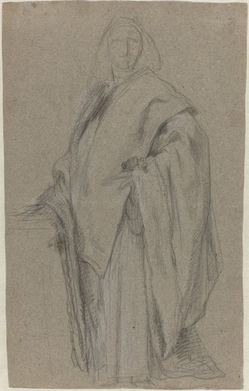 Porträtt av en åklagare [verso] av Alessandro Longhi or Pietro Longhi