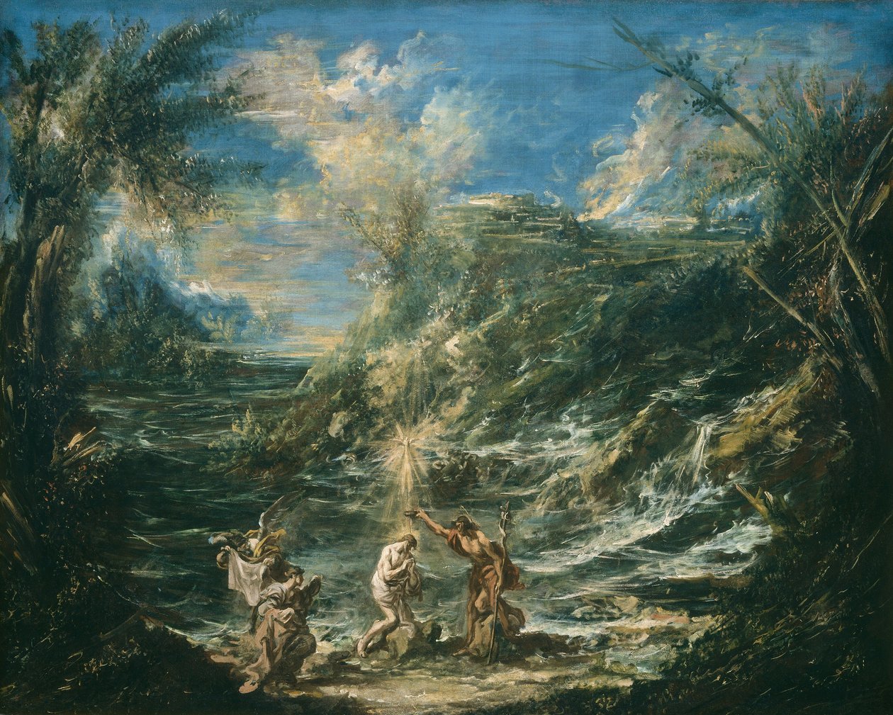 Kristi dop, ca. 1740. av Alessandro Magnasco