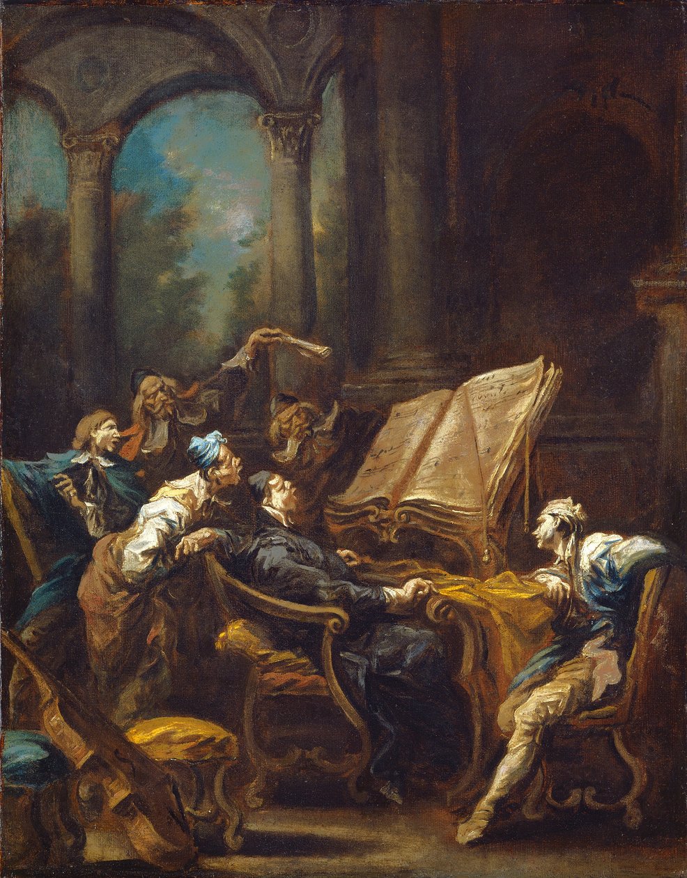Koristerna av Alessandro Magnasco