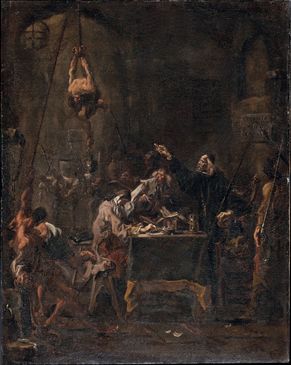 Tortyrscen av Alessandro Magnasco
