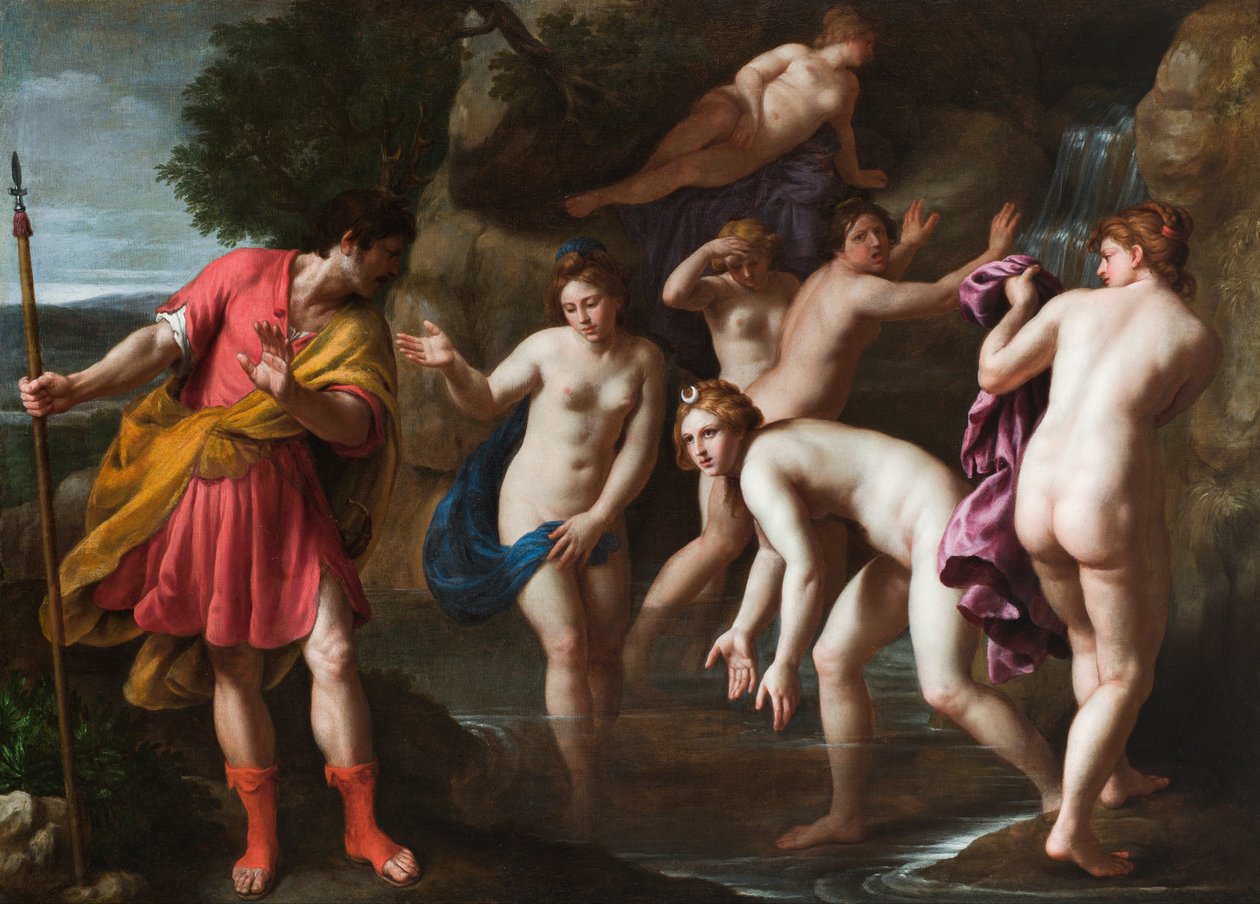 Diana och Actaeon av Alessandro Turchi