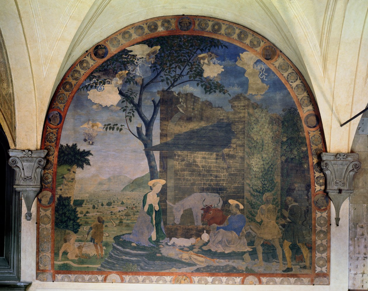 Födelsekyrkan, 1460-62 av Alesso Baldovinetti