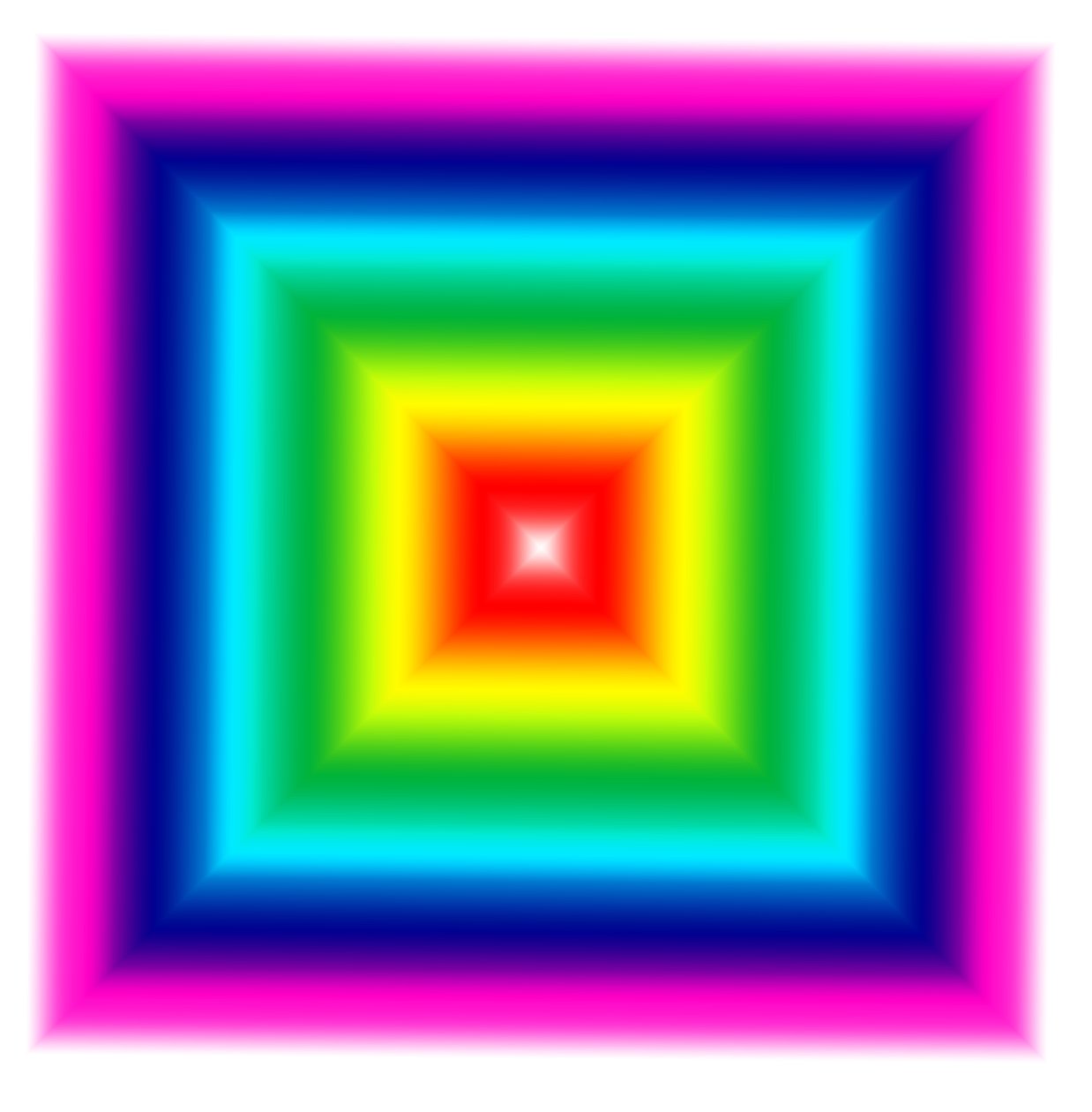 Geometriska lampor, #3, (gradient) av Alex Caminker