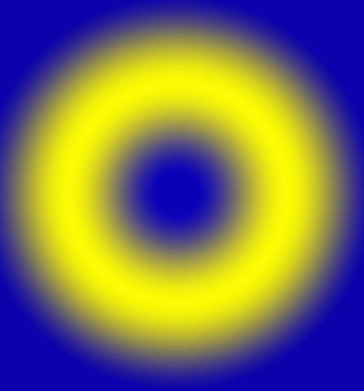 Geometriska lampor, #4, (gradient) av Alex Caminker