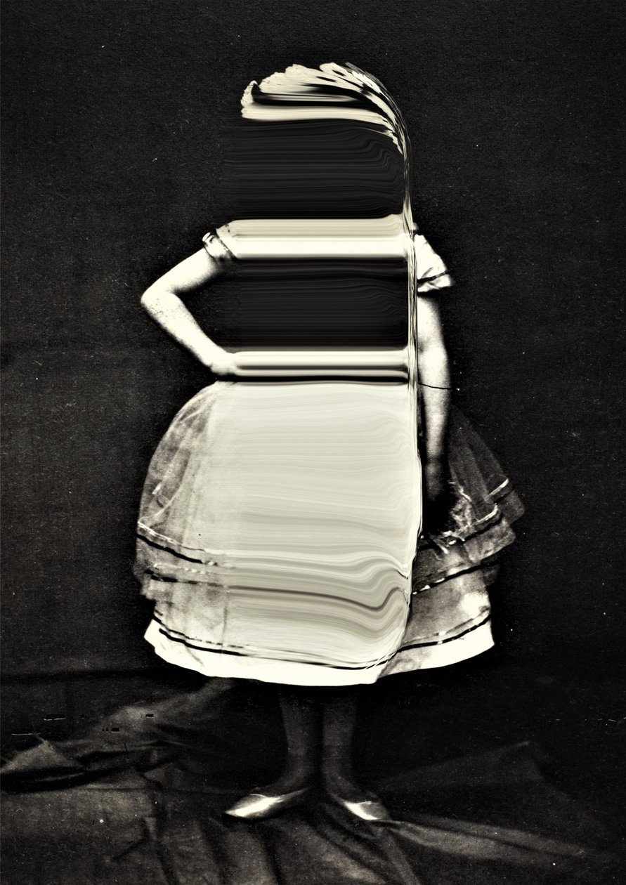 Girl, 2020 (blandade media) av Alex Caminker