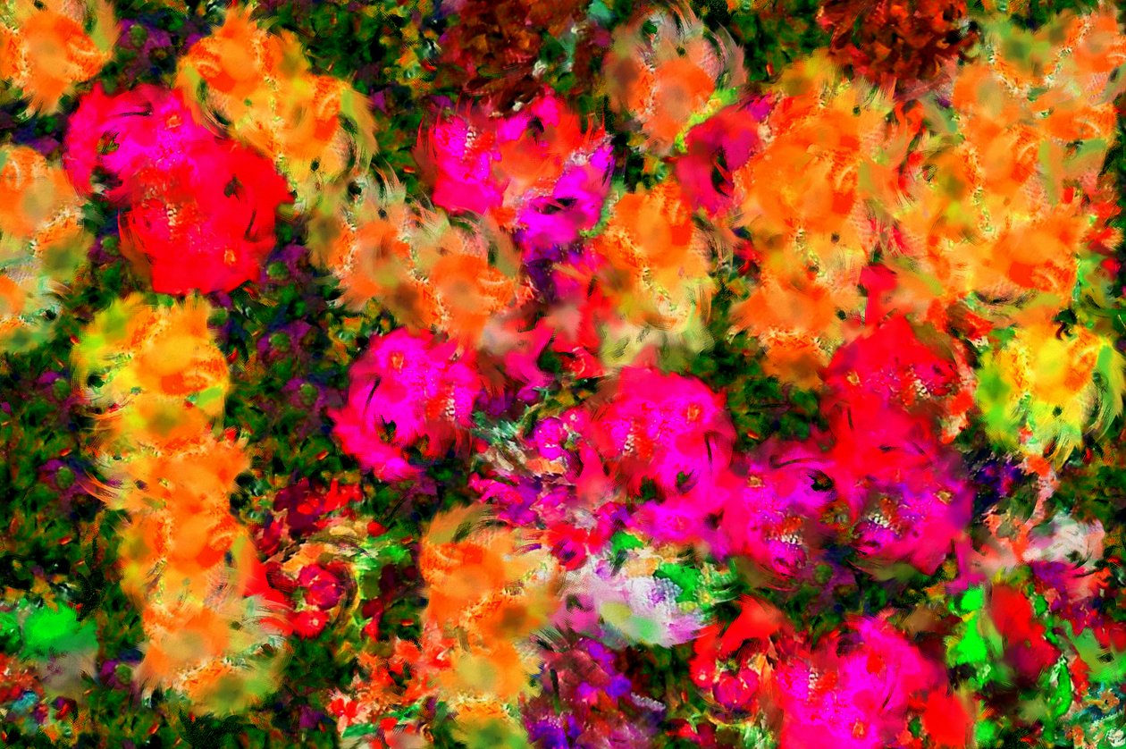 Lawn, 2019, (blandade media) av Alex Caminker