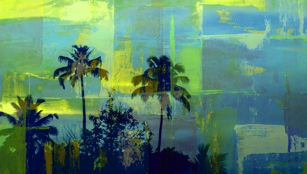 Musikfragment, 2019, (blandade media) av Alex Caminker