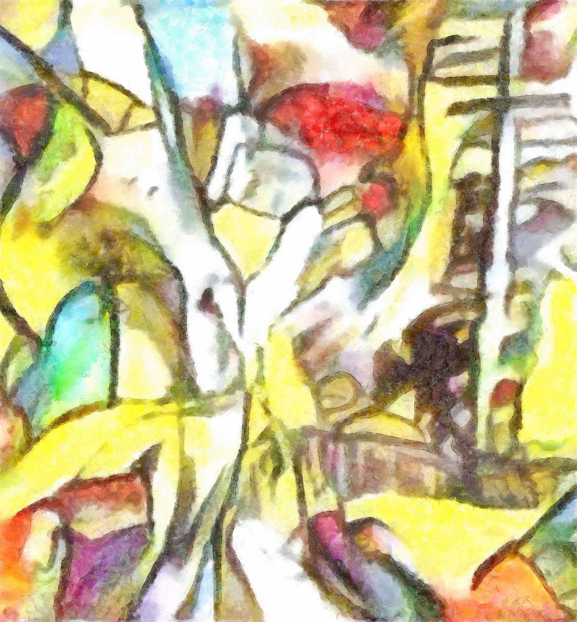 Vägen i ravinen, 2016, av Alex Caminker