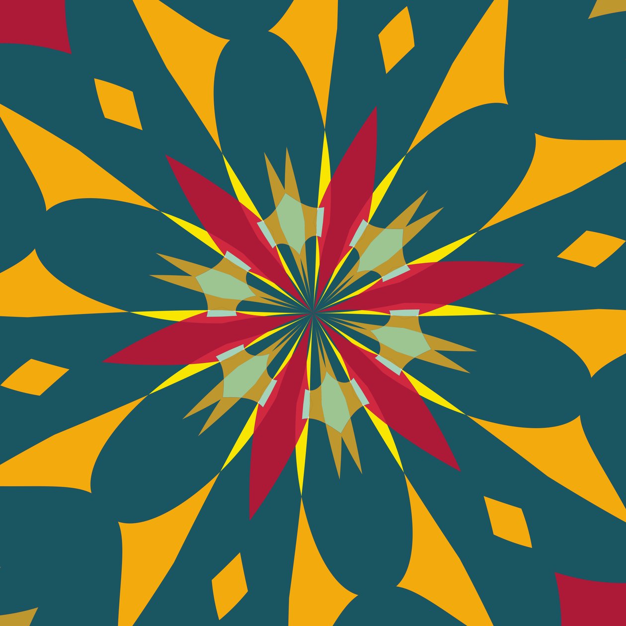 Star (version), 2019, (blandade media) av Alex Caminker