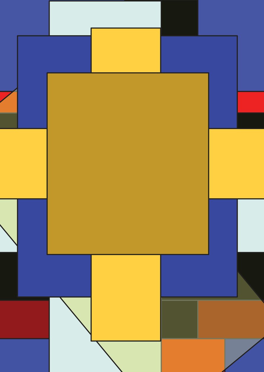 Namnlös, 2019, (blandade media) av Alex Caminker