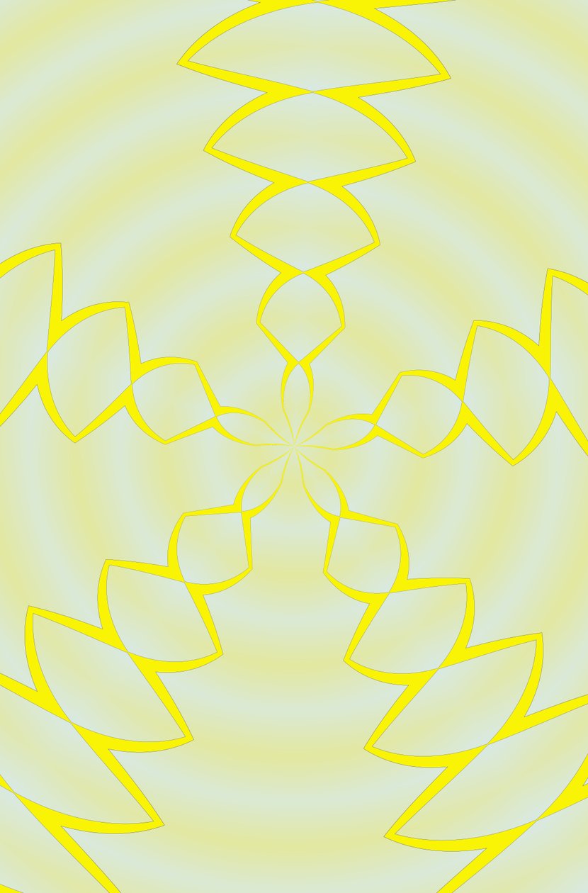 arabesque #10,2019,(blandade media) av Alex Caminker