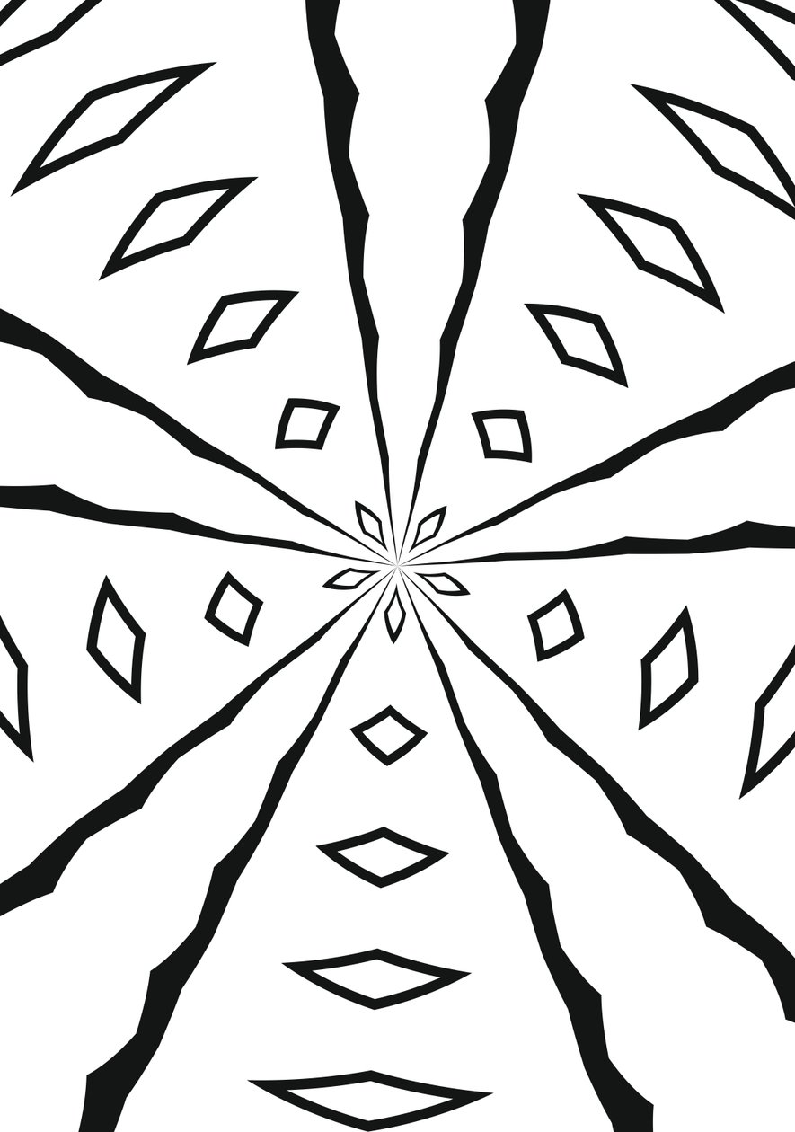 arabesque #26,2019,(blandade media) av Alex Caminker