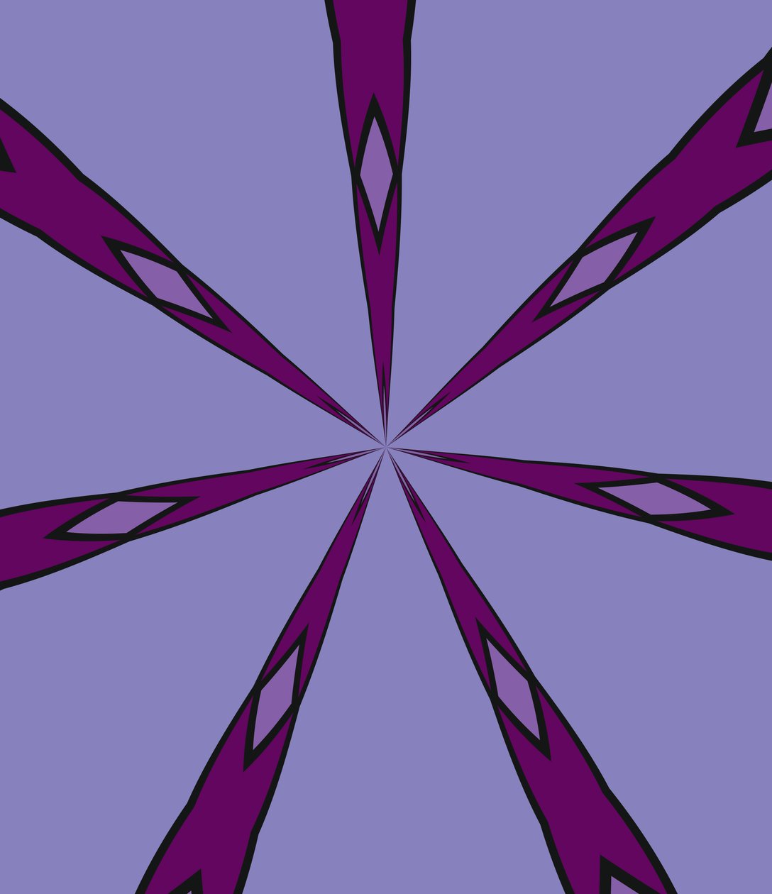 arabesque #34,2019,(blandade media) av Alex Caminker