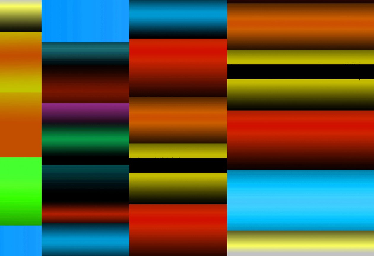backgammon, 2017, (gradient) av Alex Caminker