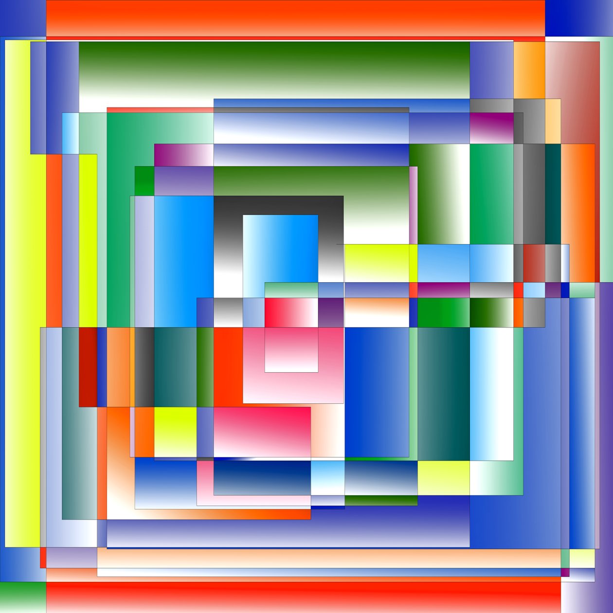 stadsbild, 2019, (gradient) av Alex Caminker