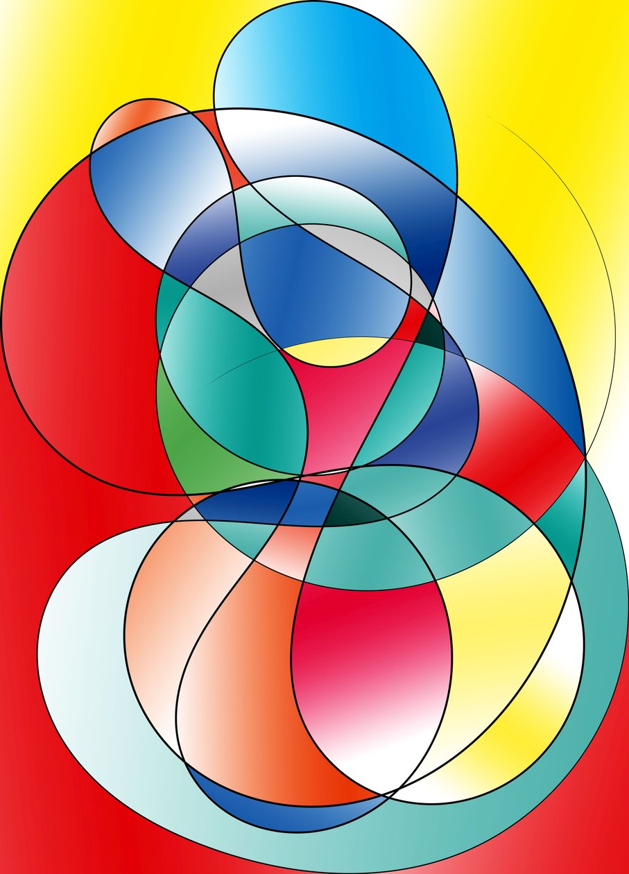 embrace, 2019,(gradient) av Alex Caminker