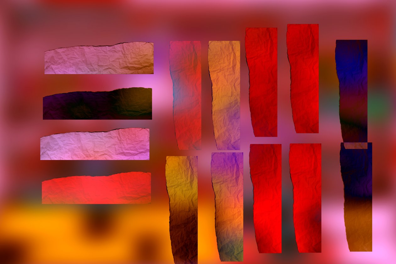 etyd #3,2019,(blandade media) av Alex Caminker