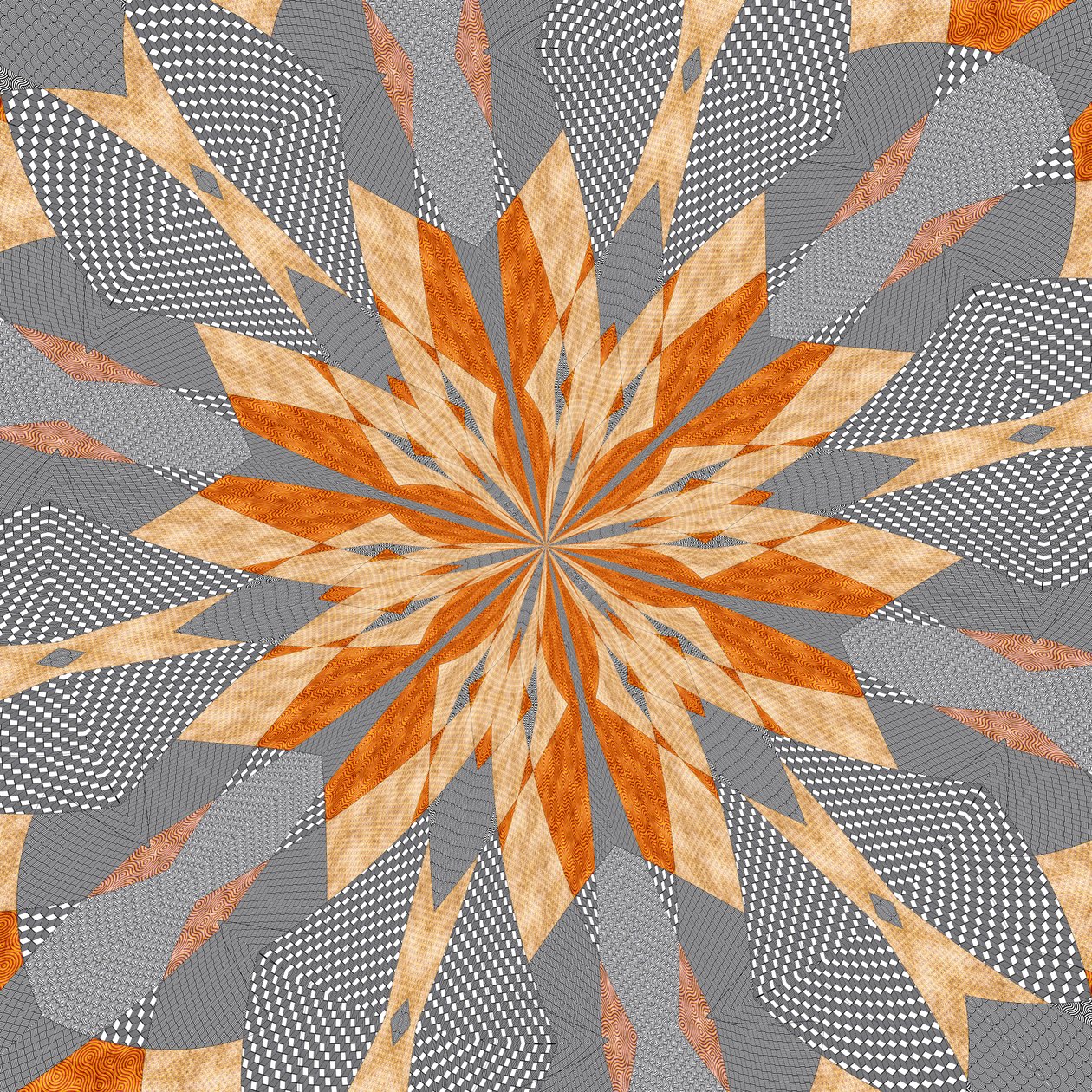 blommor;64,2019,()gradient av Alex Caminker