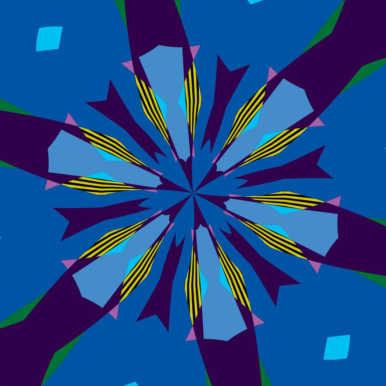 blommor #20,2019,(bland media) av Alex Caminker
