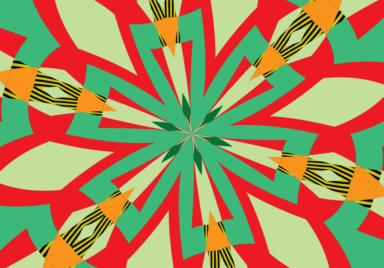 blommor #29,2019,(blandade media) av Alex Caminker