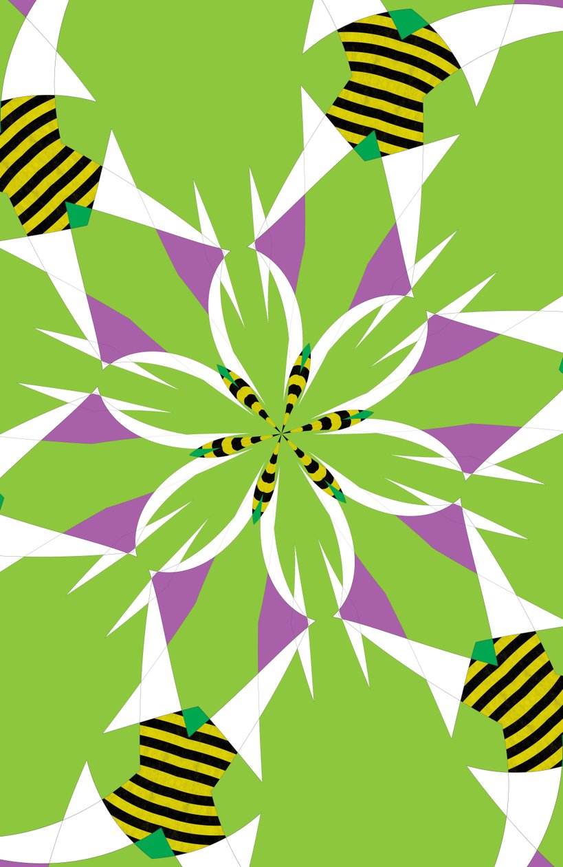 blommor #3,2019,(blandade media) av Alex Caminker