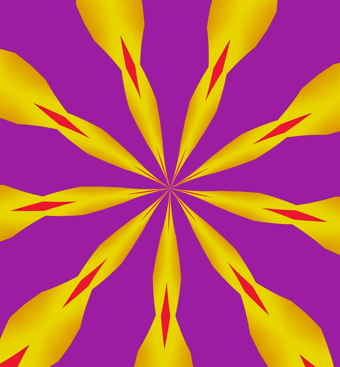 blommor #7,2019,(gradient) av Alex Caminker