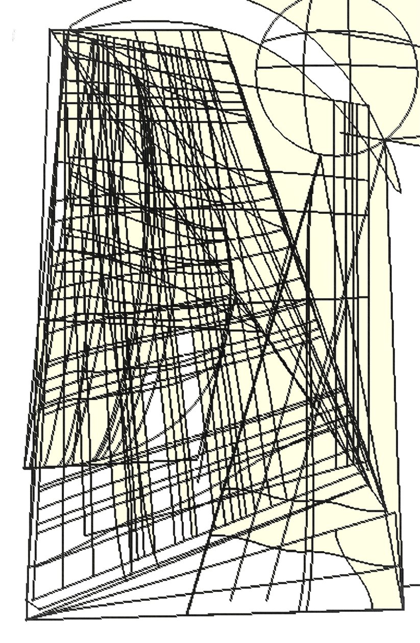 grafiskt landskap, 2016, av Alex Caminker