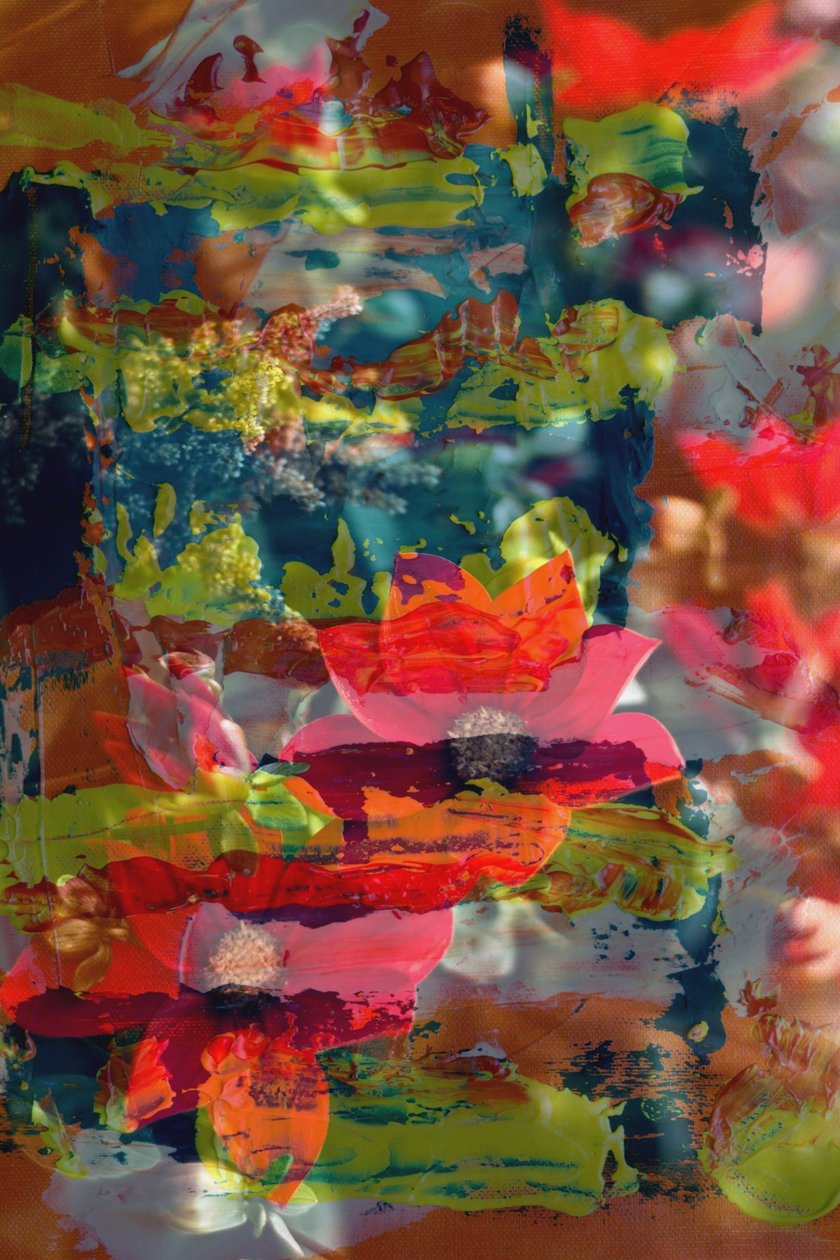 interpenetration, 2019, (collage) av Alex Caminker