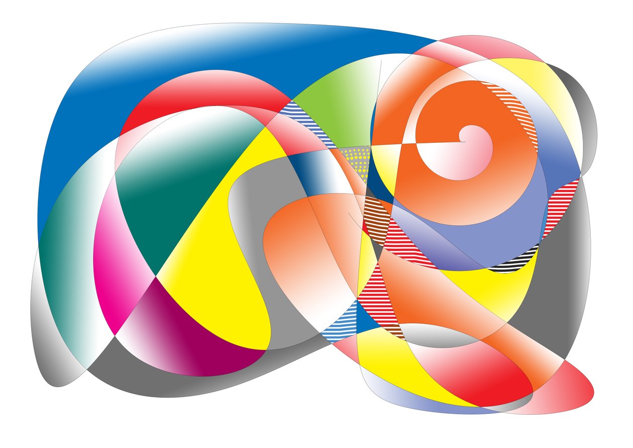 landskap, 2019, (gradient) av Alex Caminker