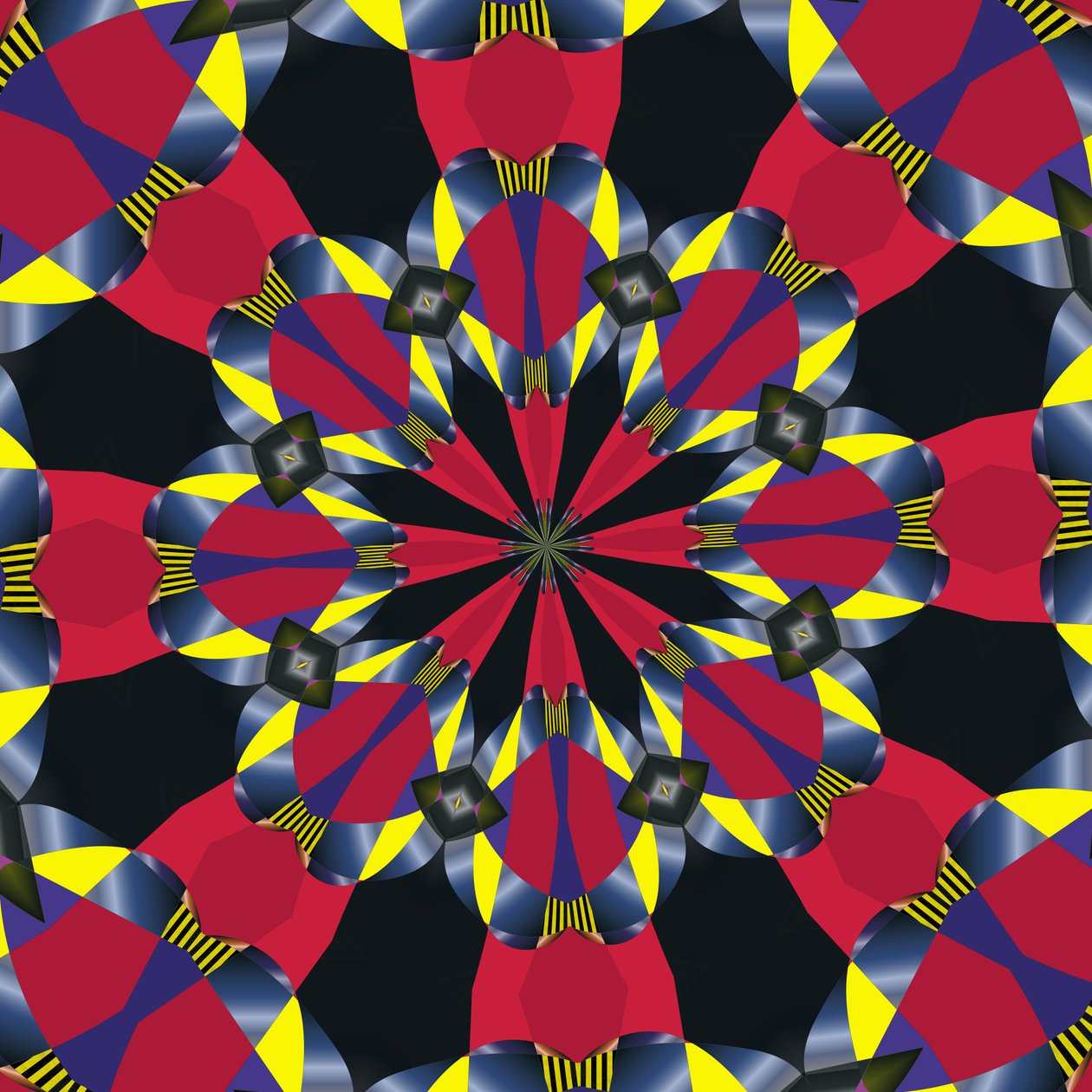 material symmetri, 2019, (blandade media) av Alex Caminker