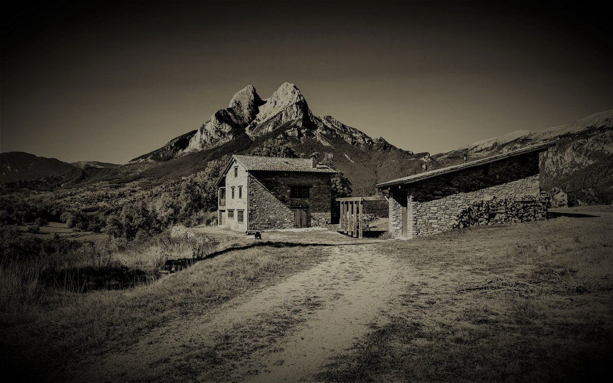 bergets väg, 2019, (fotografi) av Alex Caminker
