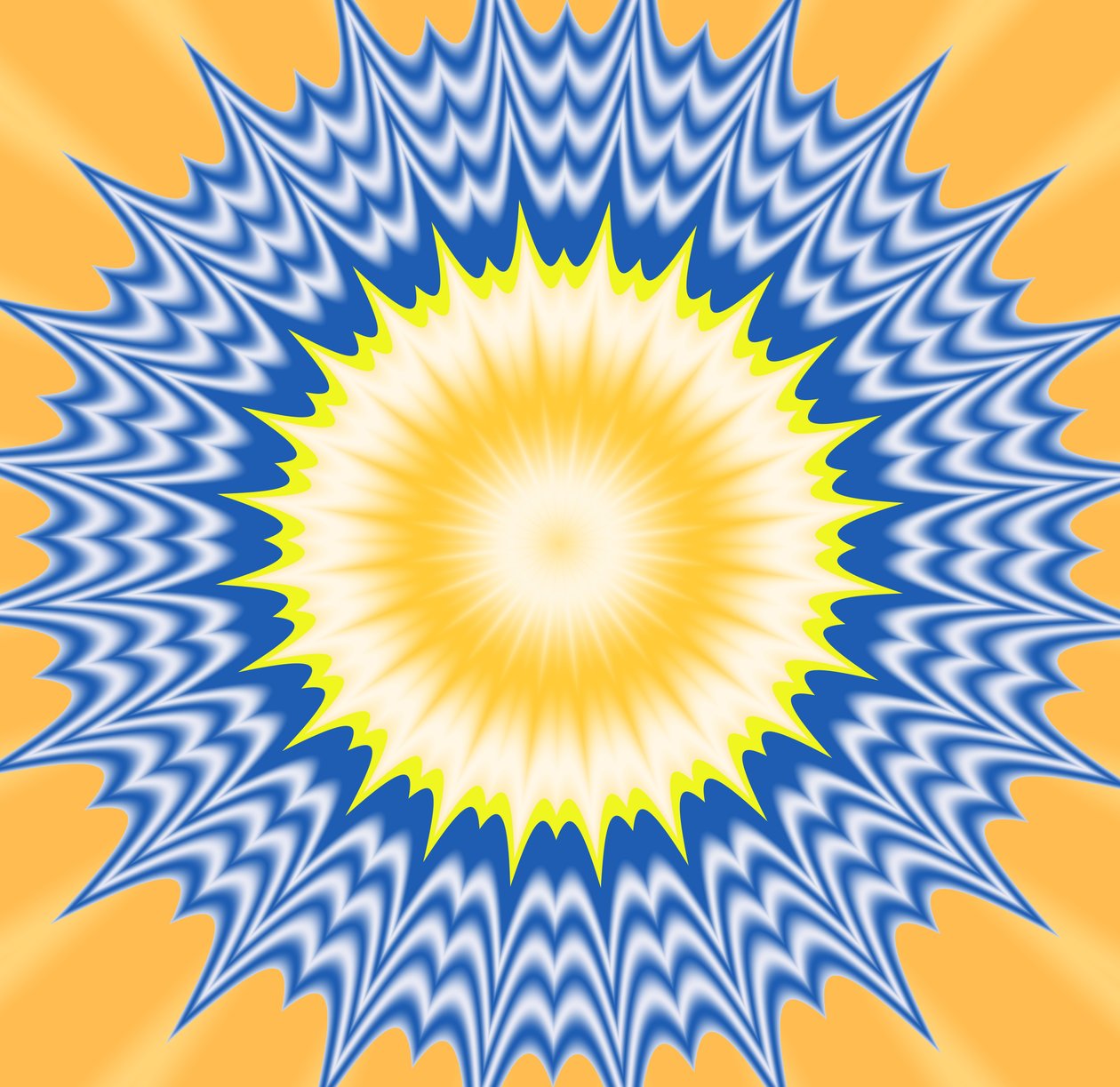 optisk vibration, 2019, (blandade media) av Alex Caminker