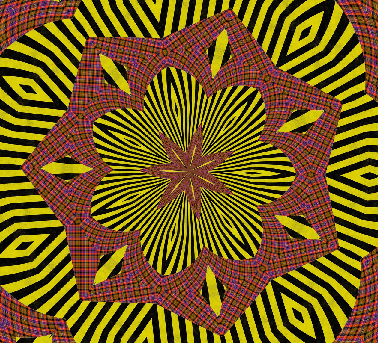 prydnad #31,2019,(blandade media) av Alex Caminker