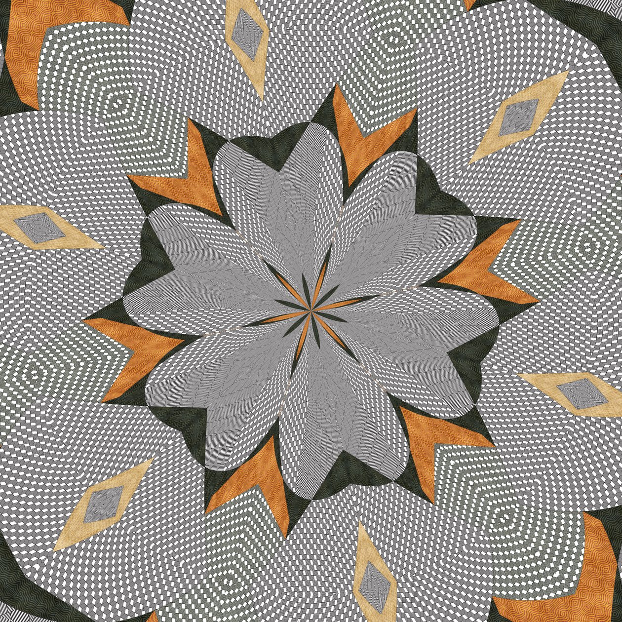 prydnad #70,2019,(blandade media) av Alex Caminker