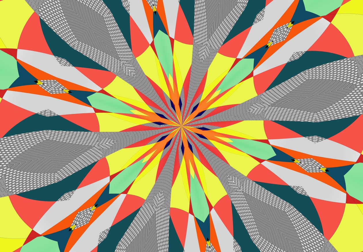 ornament #105,(bland media) av Alex Caminker