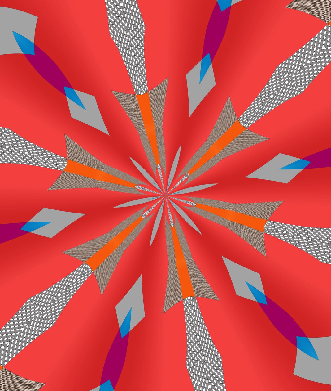 ornament #111,(blandade media) av Alex Caminker