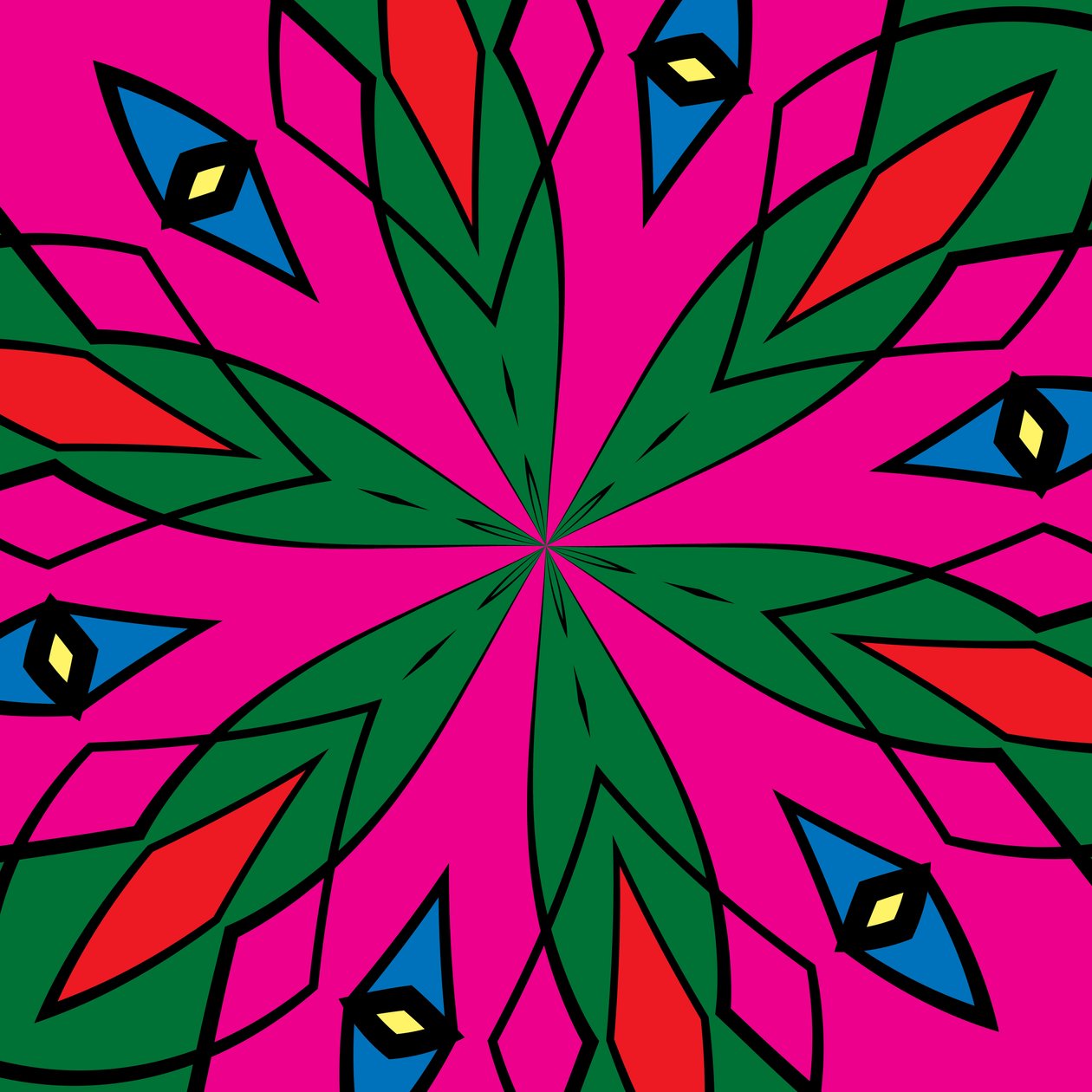 ornament #120,(blandade media) av Alex Caminker