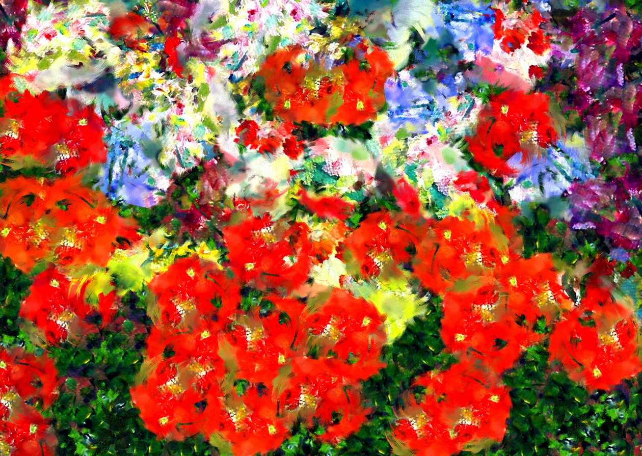 poppy, 2019, (blandade media) av Alex Caminker