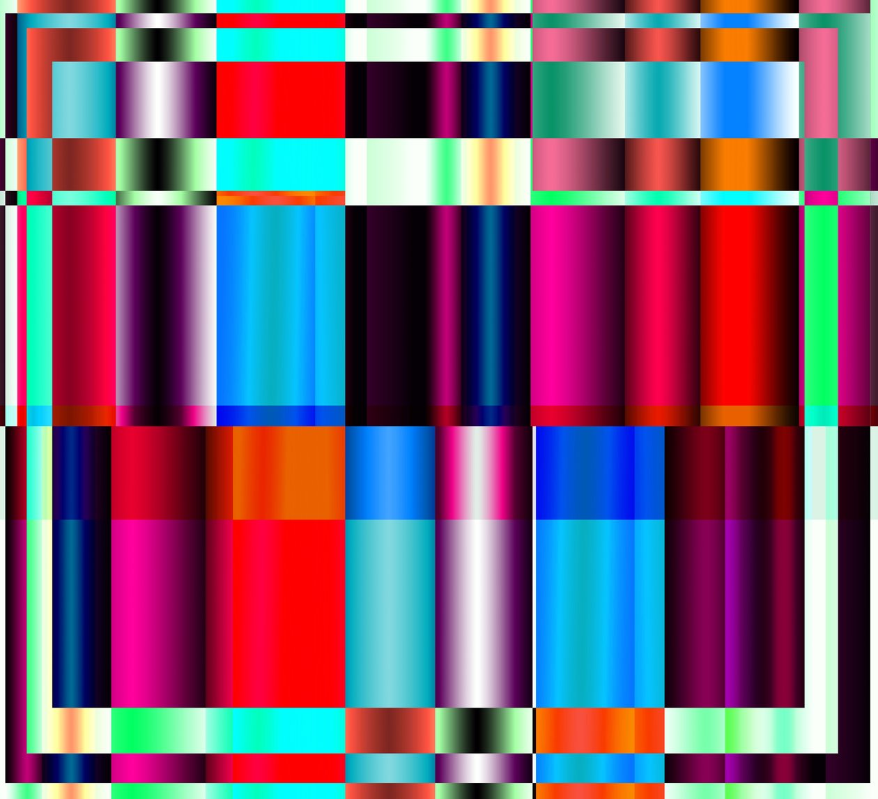 radio (röd),2017,(gradient) av Alex Caminker
