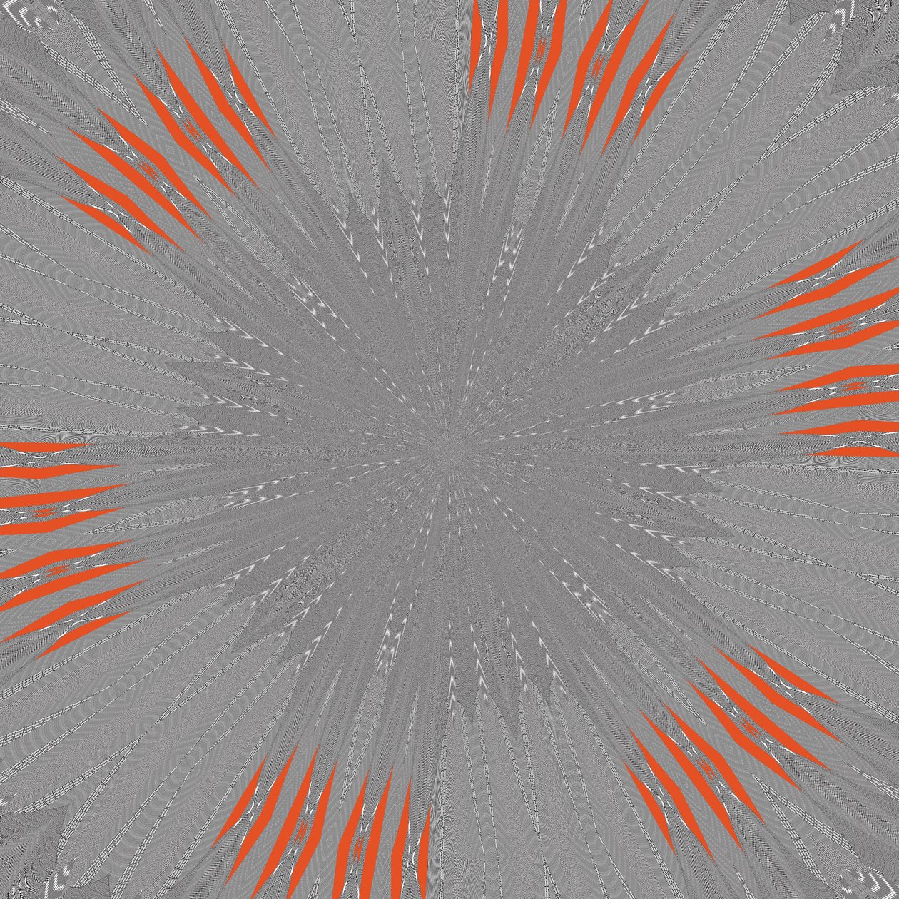 symmetri #21,2019,(blandade media) av Alex Caminker