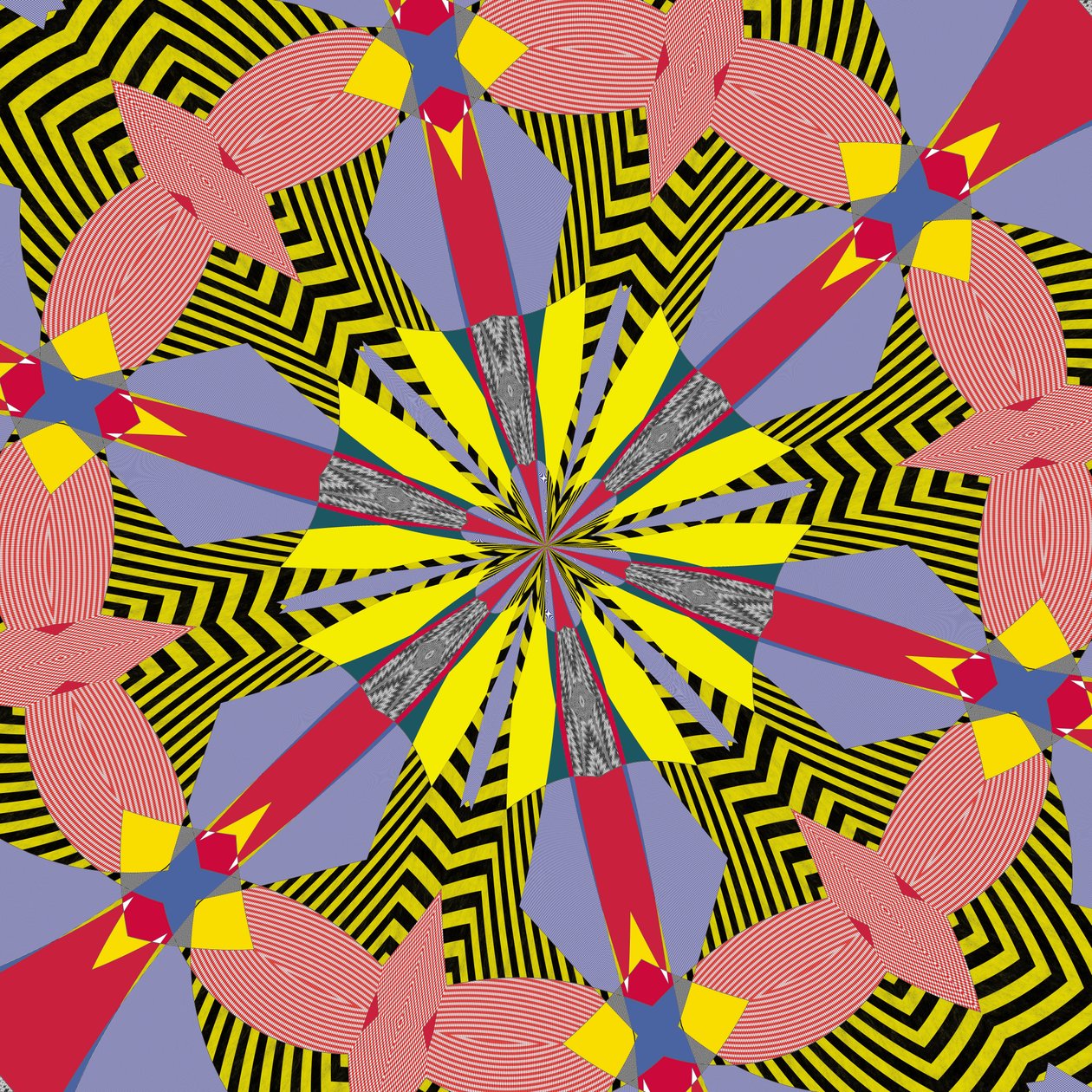 symmetri #29,2019,(blandade media) av Alex Caminker